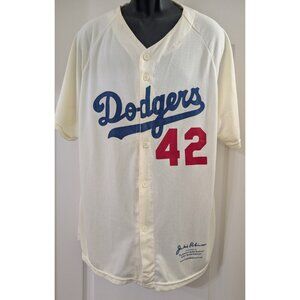Los Angeles Dodgers Jackie Robinson replica jersey giveaway UCLA health size XL